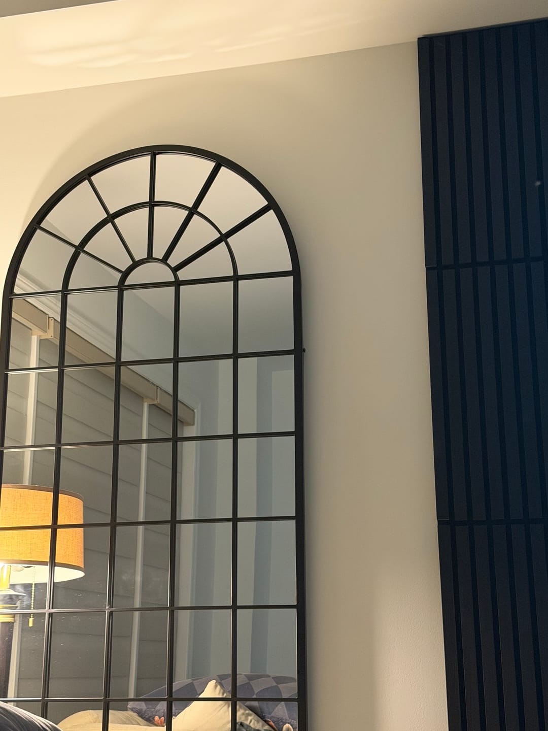 Customer photo 1 for Arch Window Pane Wall Mirror